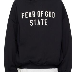 Essentials Fear Of God State Jet Black90's Fit Fleece S